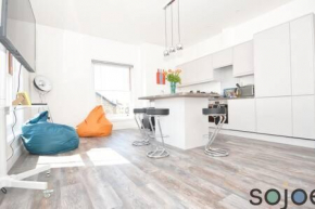 Stunning split level apartment with roof terrace